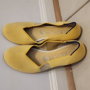 Rothy's light yellow 9